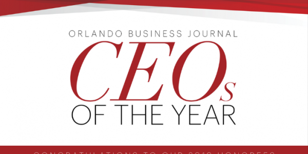 Orlando Business Journal CEO's of the year banner