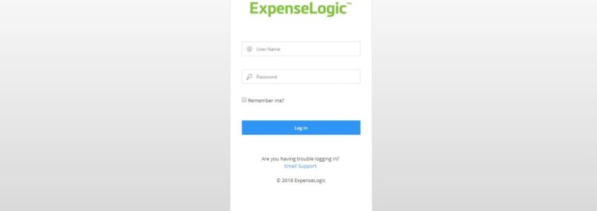 ExpenseLogic login